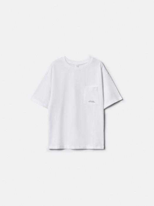 футболка оверсайз с карманом для мальчиков по цене 899 руб вид справа