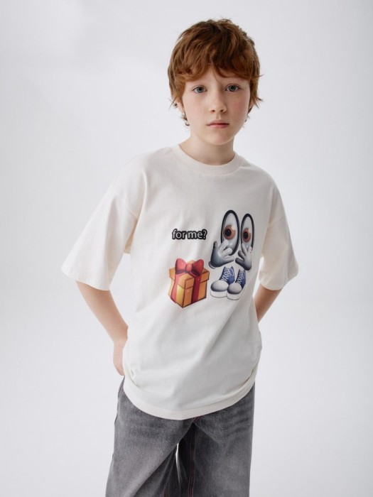 футболка оверсайз с новогодним принтом для мальчиков 4680798757766 фотография