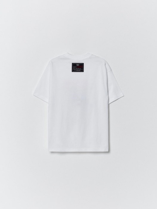 футболка оверсайз с принтом детская из коллекции  archive из хлопка спереди