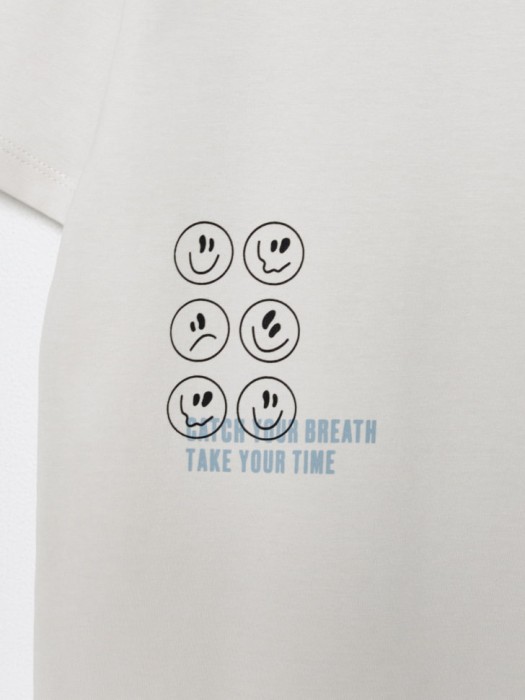 футболка оверсайз с принтом детская из коллекции  archive из хлопка спереди