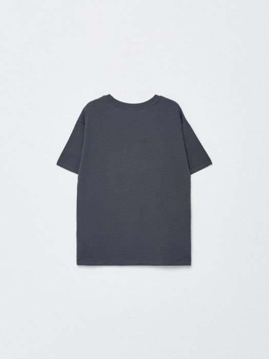 футболка оверсайз с принтом детская из коллекции  archive из россии вид сбоку