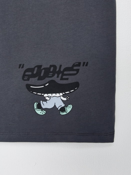 футболка оверсайз с принтом детская из коллекции  archive из хлопка спереди