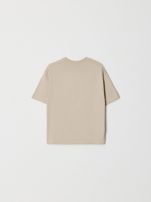 футболка оверсайз с принтом детская от бренда sela вид слева