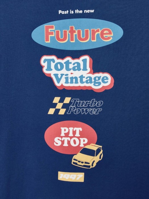 футболка оверсайз с принтом детская по цене 899 руб вид справа