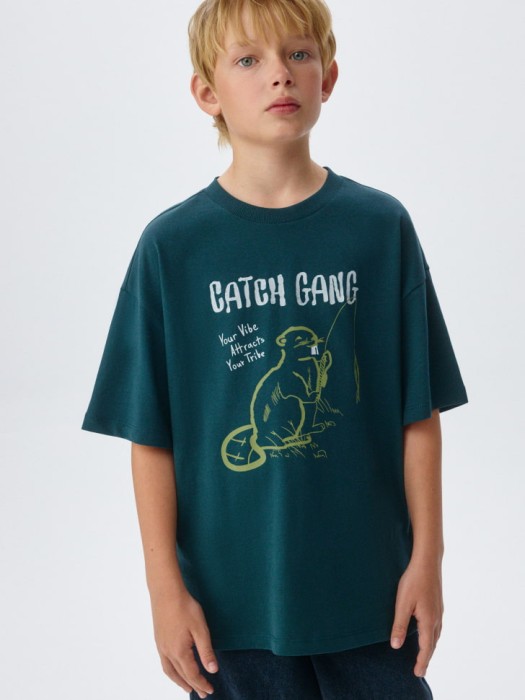 футболка оверсайз с принтом детская 4680798685700 фотография