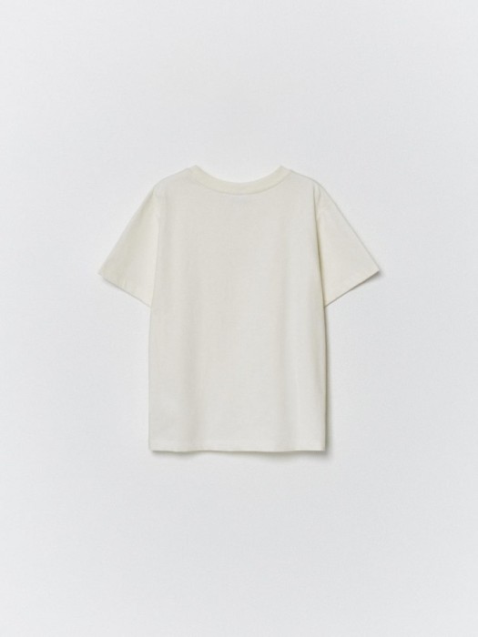 футболка оверсайз с принтом для девочек из коллекции  archive из россии вид сбоку