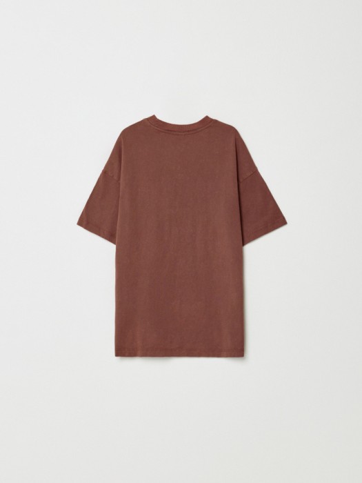 футболка оверсайз с принтом для девочек от бренда sela вид слева