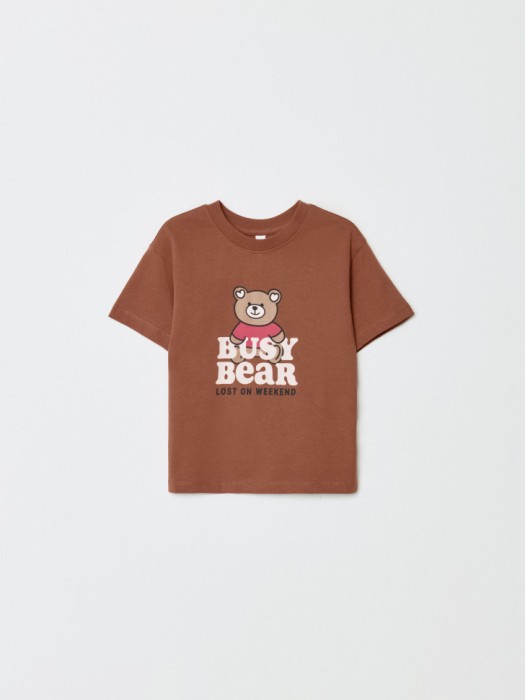 футболка оверсайз с принтом для девочек 4610517330154 фотография