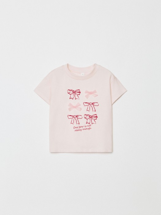 футболка оверсайз с принтом для девочек 4610517171580 фотография