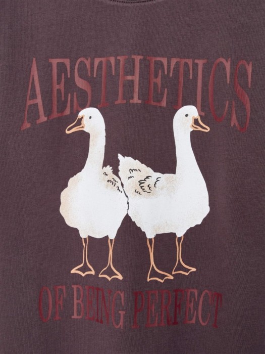 футболка оверсайз с принтом для девочек из россии вид сбоку