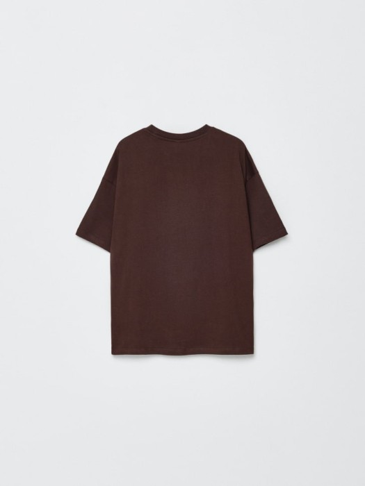 футболка оверсайз с принтом для девочек из россии вид сбоку