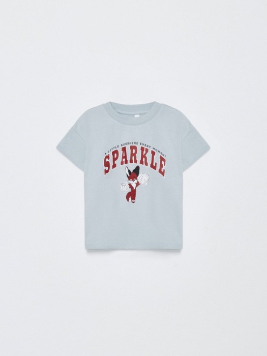 футболка оверсайз с принтом для девочек 4680798626338 фотография