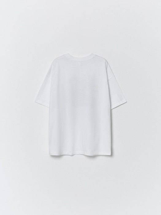 футболка оверсайз с принтом для девочек из россии вид сбоку