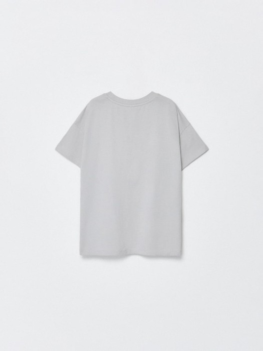 футболка оверсайз с принтом для девочек из россии вид сбоку