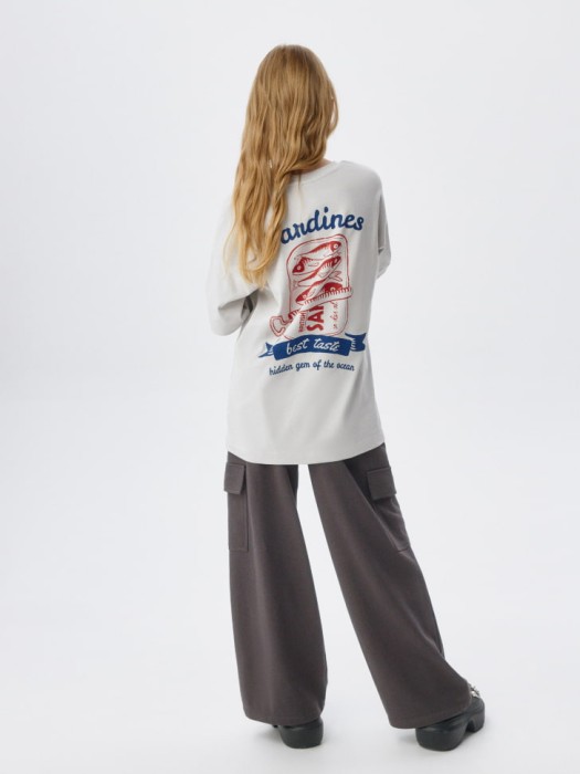 футболка оверсайз с принтом для девочек 4680798686165 фотография