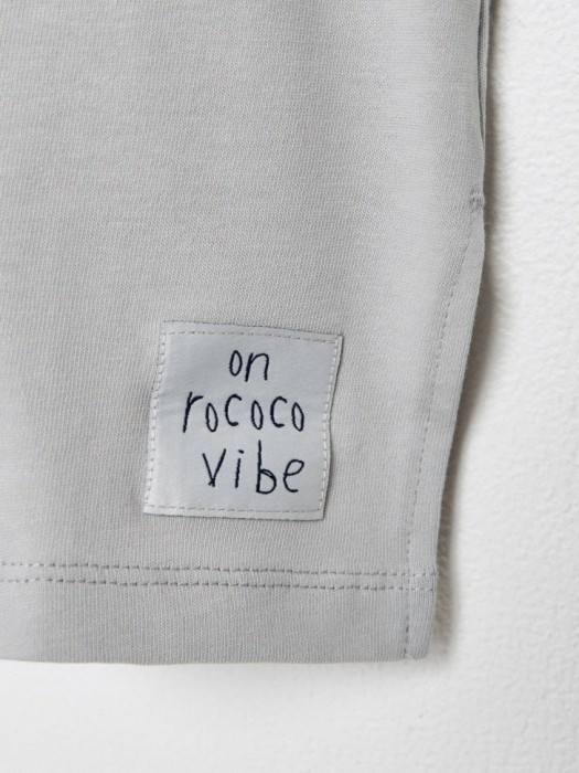 футболка оверсайз с принтом для девочек из хлопка спереди