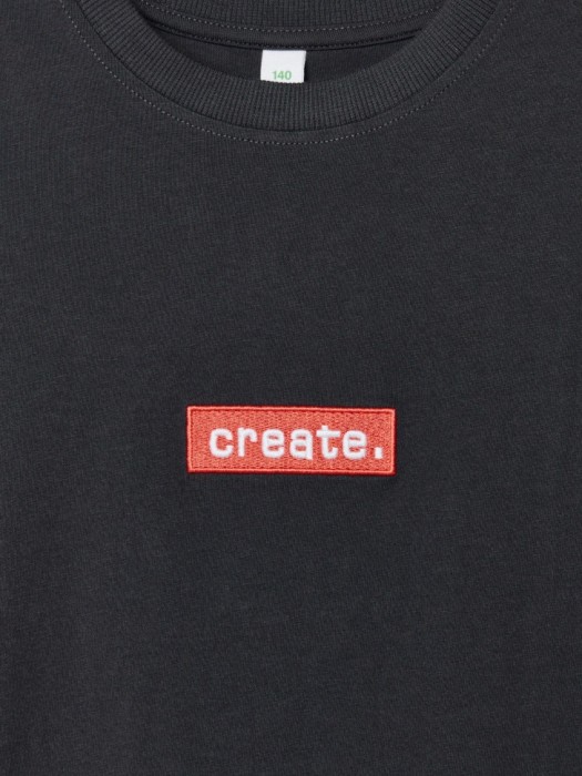 футболка оверсайз с принтом для девочек из россии вид сбоку