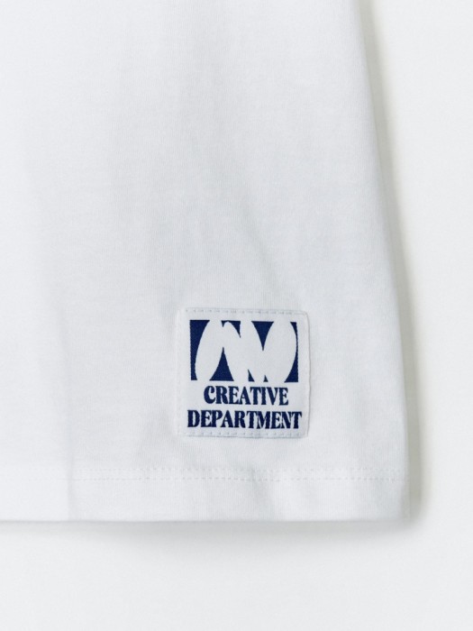 футболка оверсайз с принтом для девочек из хлопка спереди