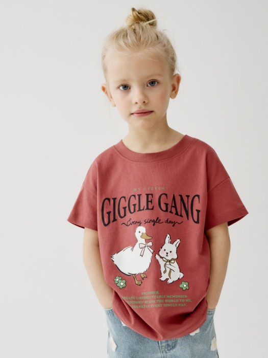 футболка оверсайз с принтом для девочек 4610517714961 фотография