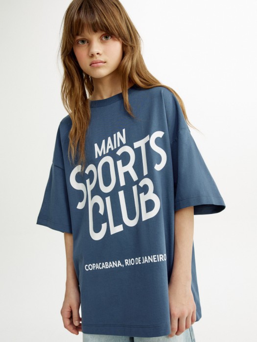 футболка оверсайз с принтом для девочек 4680798804323 фотография