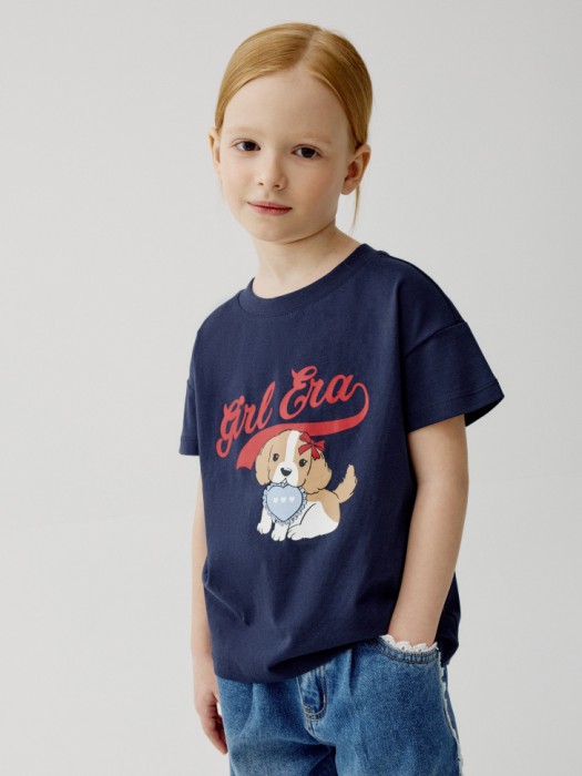 футболка оверсайз с принтом для девочек 4610517714916 фотография