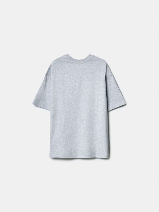 футболка оверсайз с принтом для девочек из россии вид сбоку