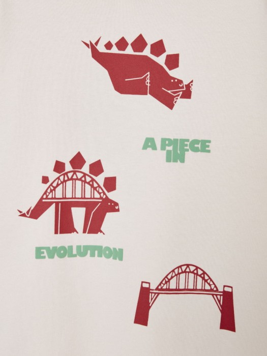 футболка оверсайз с принтом для мальчиков по цене 399 руб вид справа