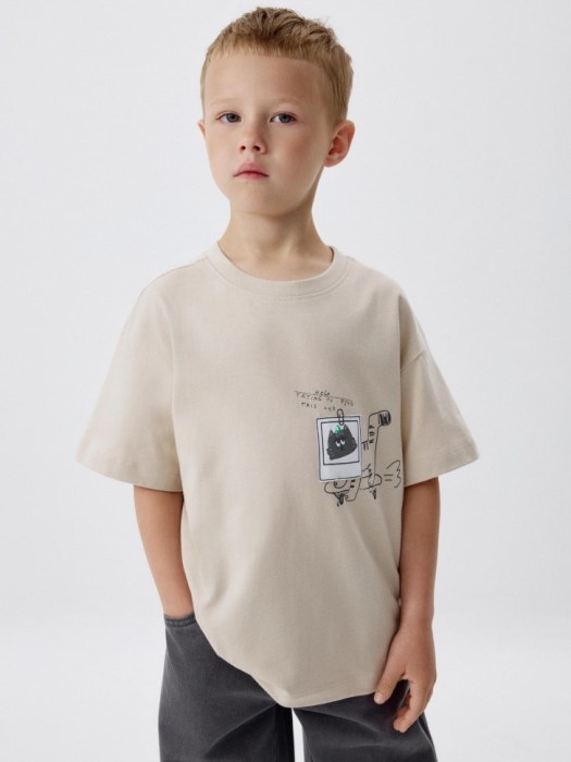 футболка оверсайз с принтом для мальчиков 4680798447322 фотография