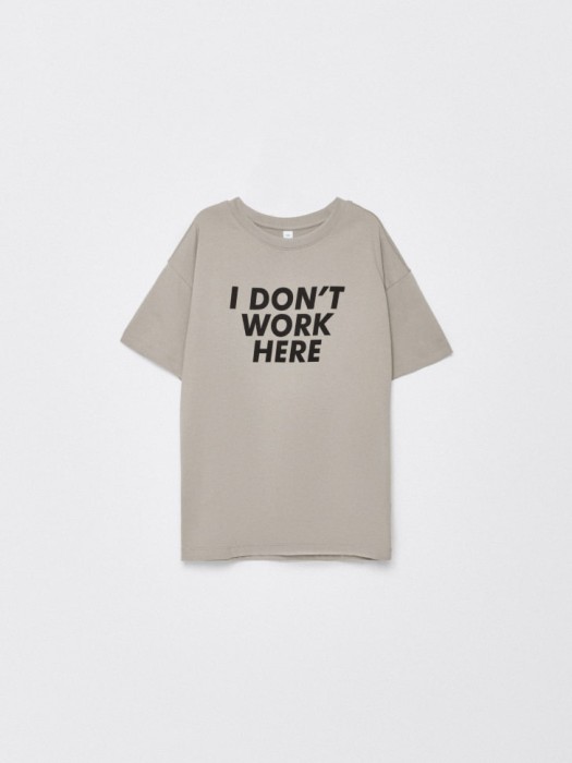 футболка оверсайз с принтом для мальчиков по цене 499 руб вид справа