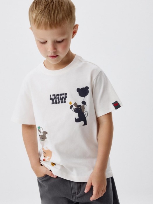 футболка оверсайз с принтом для мальчиков 4680798112374 фотография