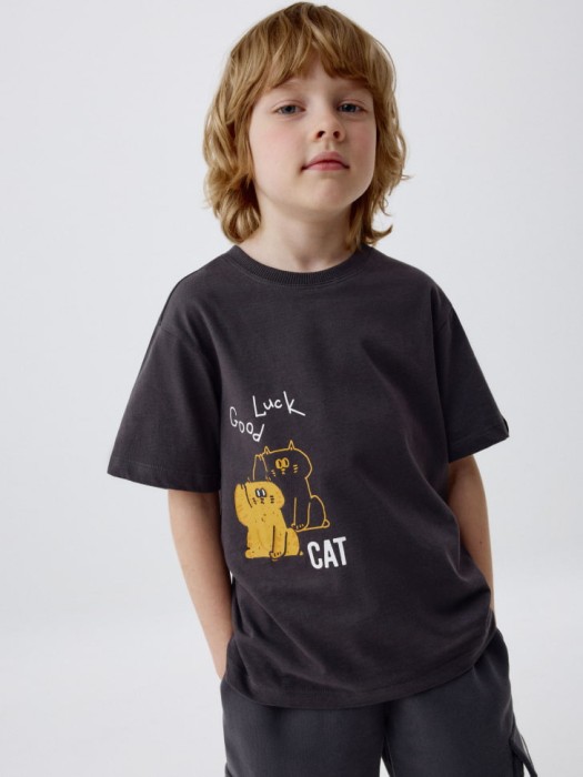 футболка оверсайз с принтом для мальчиков 4680798112473 фотография