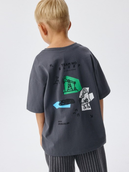 футболка оверсайз с принтом для мальчиков 4680798460529 фотография