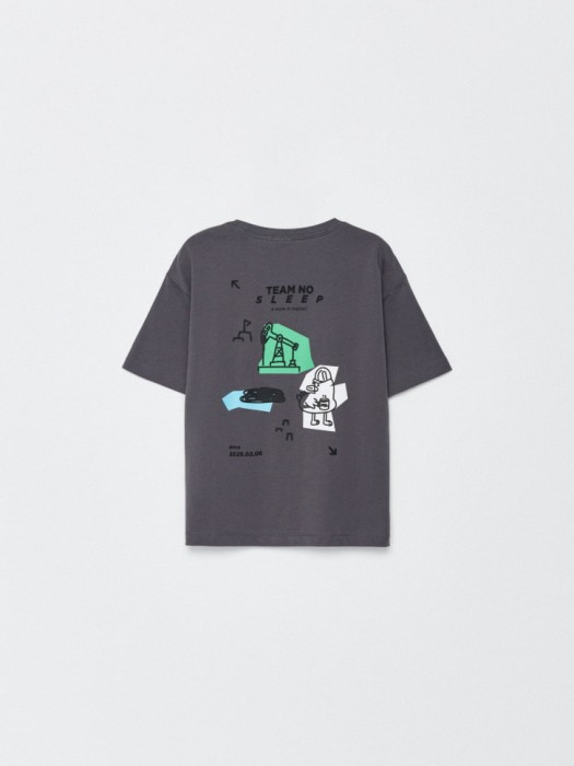 футболка оверсайз с принтом для мальчиков из россии вид сбоку