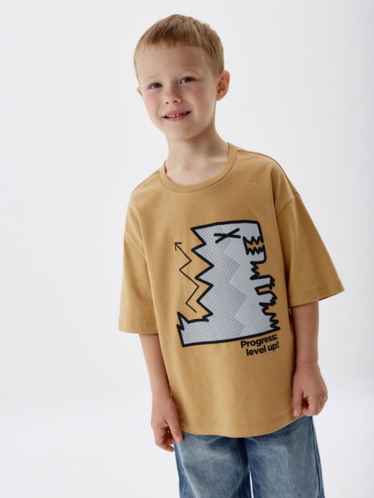 футболка оверсайз с принтом для мальчиков 4680798468501 фотография