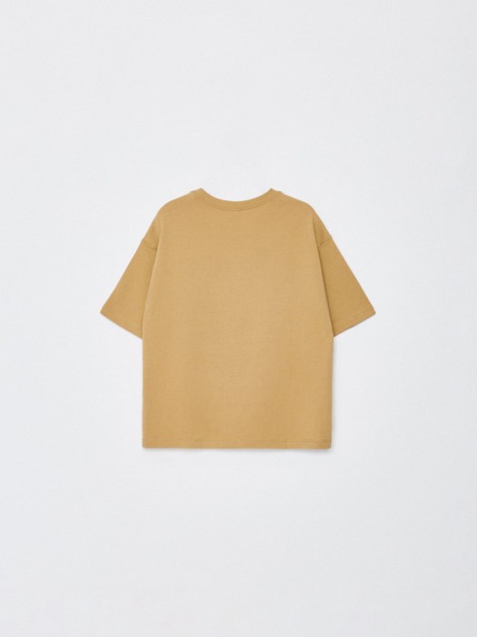 футболка оверсайз с принтом для мальчиков по цене 499 руб вид справа