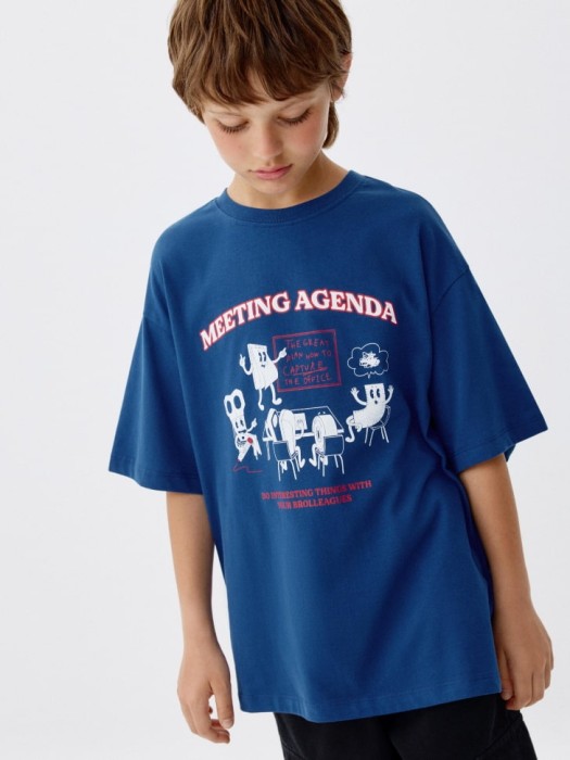 футболка оверсайз с принтом для мальчиков 4680798491615 фотография