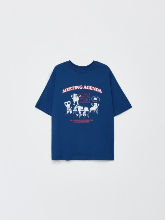 футболка оверсайз с принтом для мальчиков по цене 699 руб вид справа