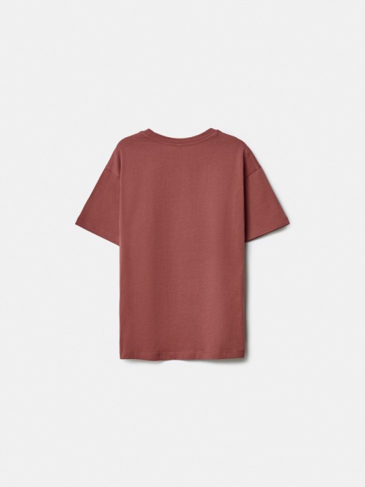 футболка оверсайз с принтом для мальчиков из россии вид сбоку