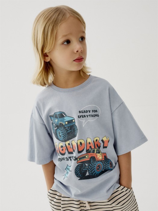 футболка оверсайз с принтом для мальчиков 4610517596246 фотография