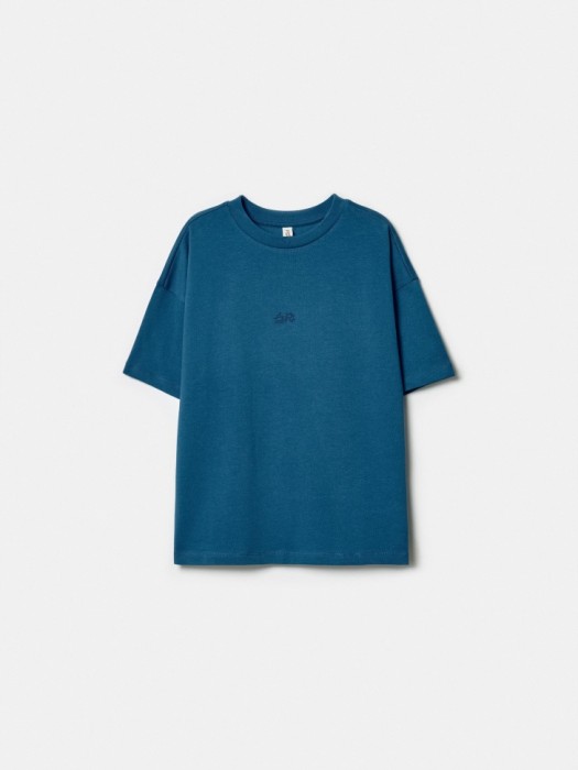 футболка оверсайз с принтом для мальчиков по цене 999 руб вид справа