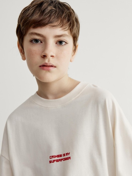 футболка оверсайз с принтом для мальчиков по цене 1299 руб вид справа