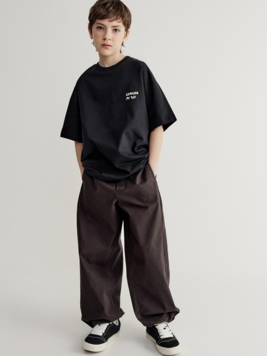 футболка оверсайз с принтом для мальчиков от бренда sela вид слева