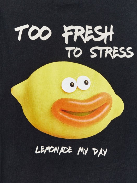 футболка оверсайз с принтом для мальчиков из хлопка спереди