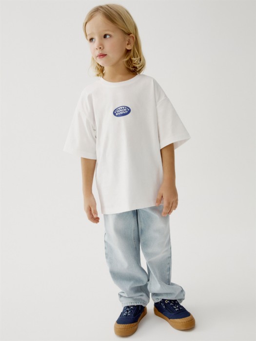 футболка оверсайз с принтом для мальчиков от бренда sela вид слева