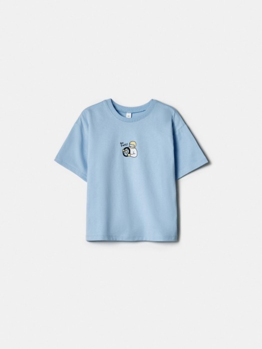 футболка оверсайз с принтом для мальчиков из россии вид сбоку