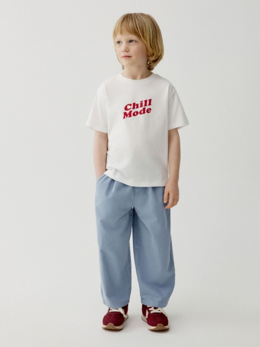 футболка оверсайз с принтом для мальчиков от бренда sela вид слева