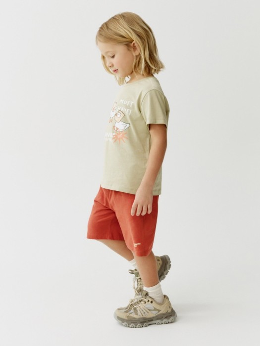 футболка оверсайз с принтом для мальчиков от бренда sela вид слева