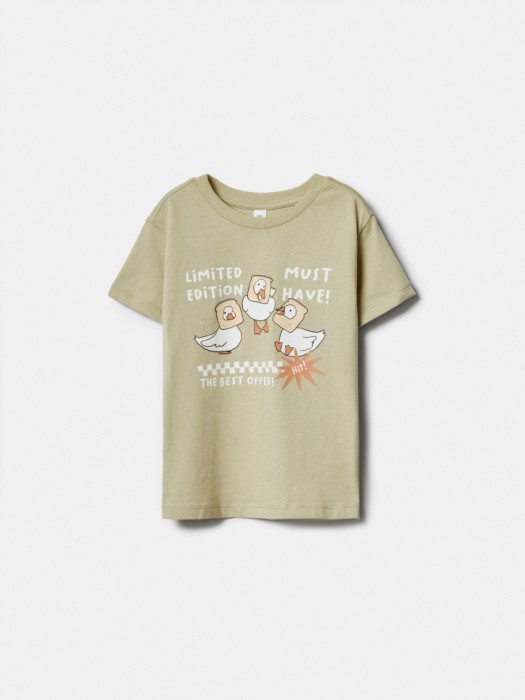 футболка оверсайз с принтом для мальчиков из россии вид сбоку