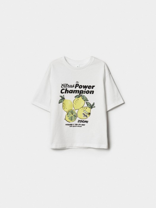 футболка оверсайз с принтом для мальчиков по цене 799 руб вид справа