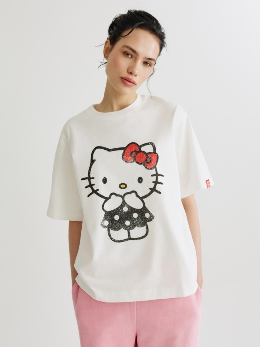 футболка оверсайз с принтом hello kitty 4610517649287 фотография